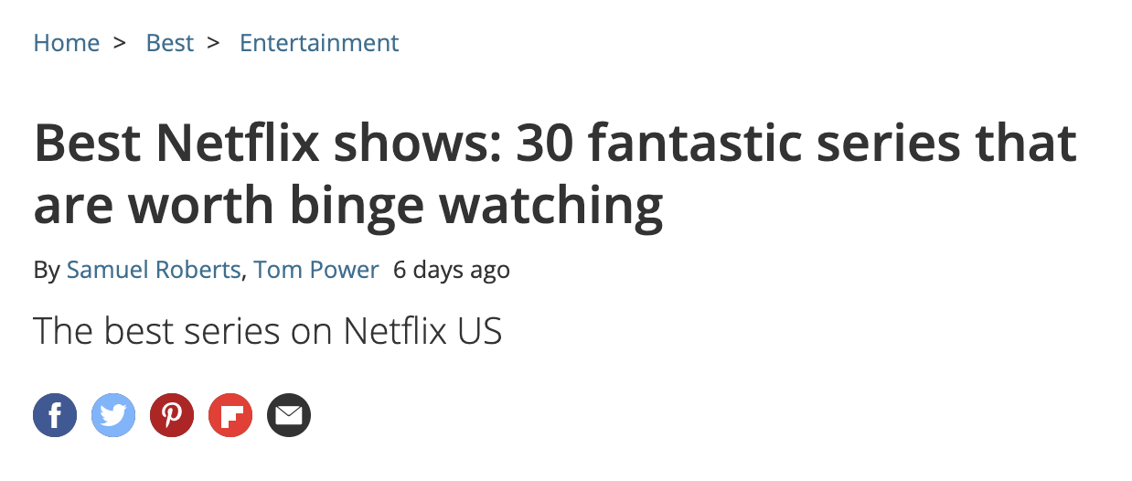 Überschrift von TechRadar