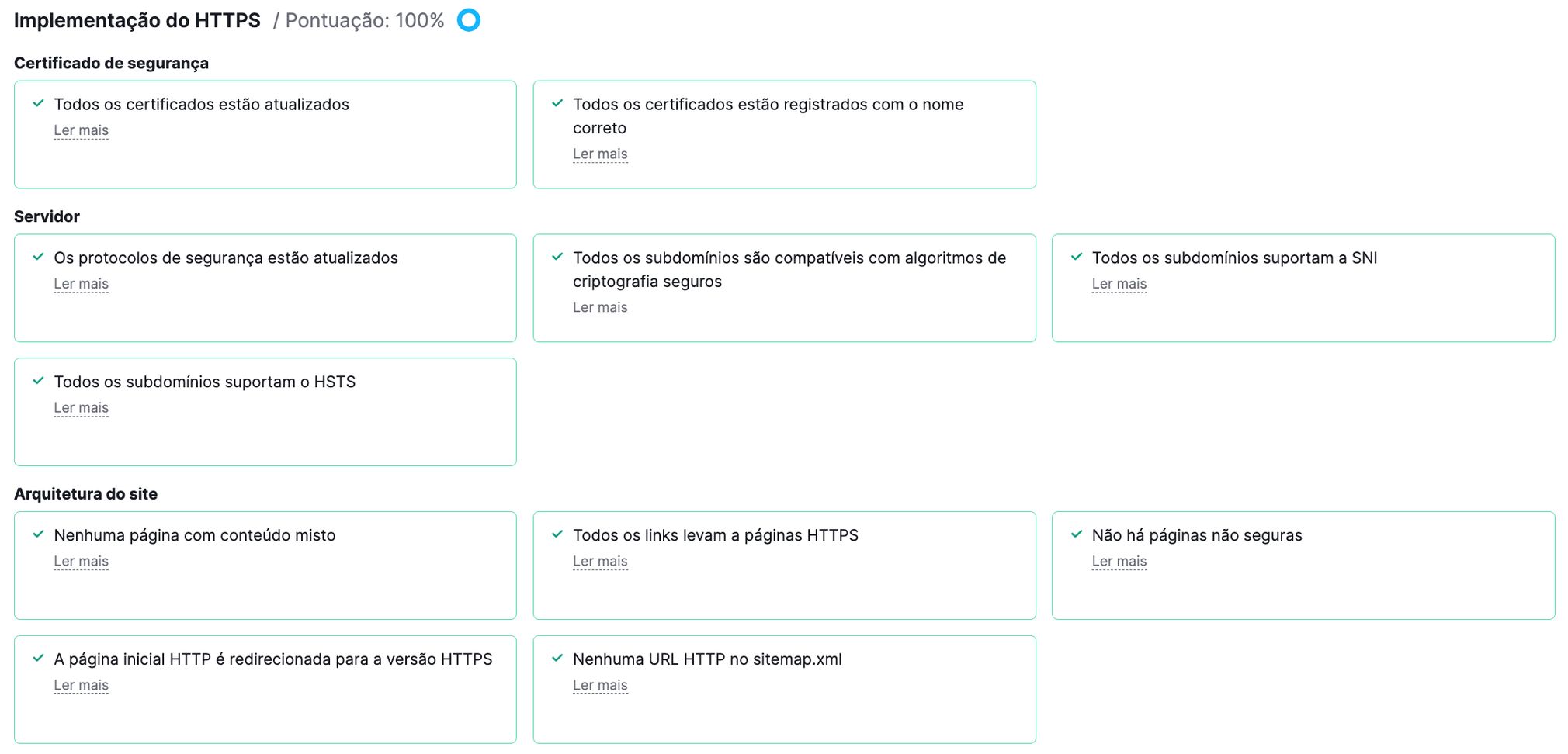 relatório HTTPS