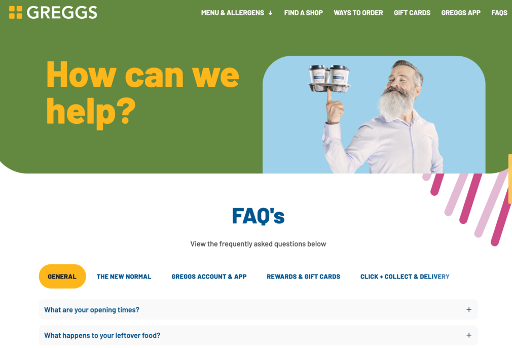 Die FAQ von Greggs