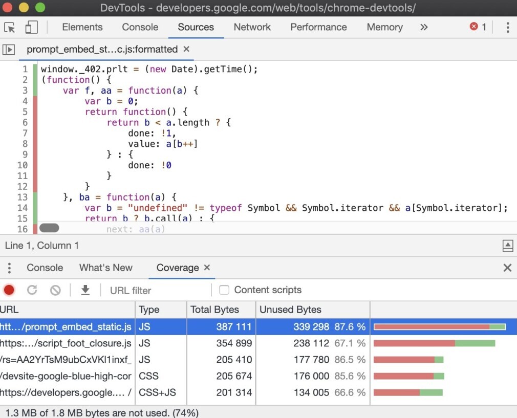 Google Chrome DevTools