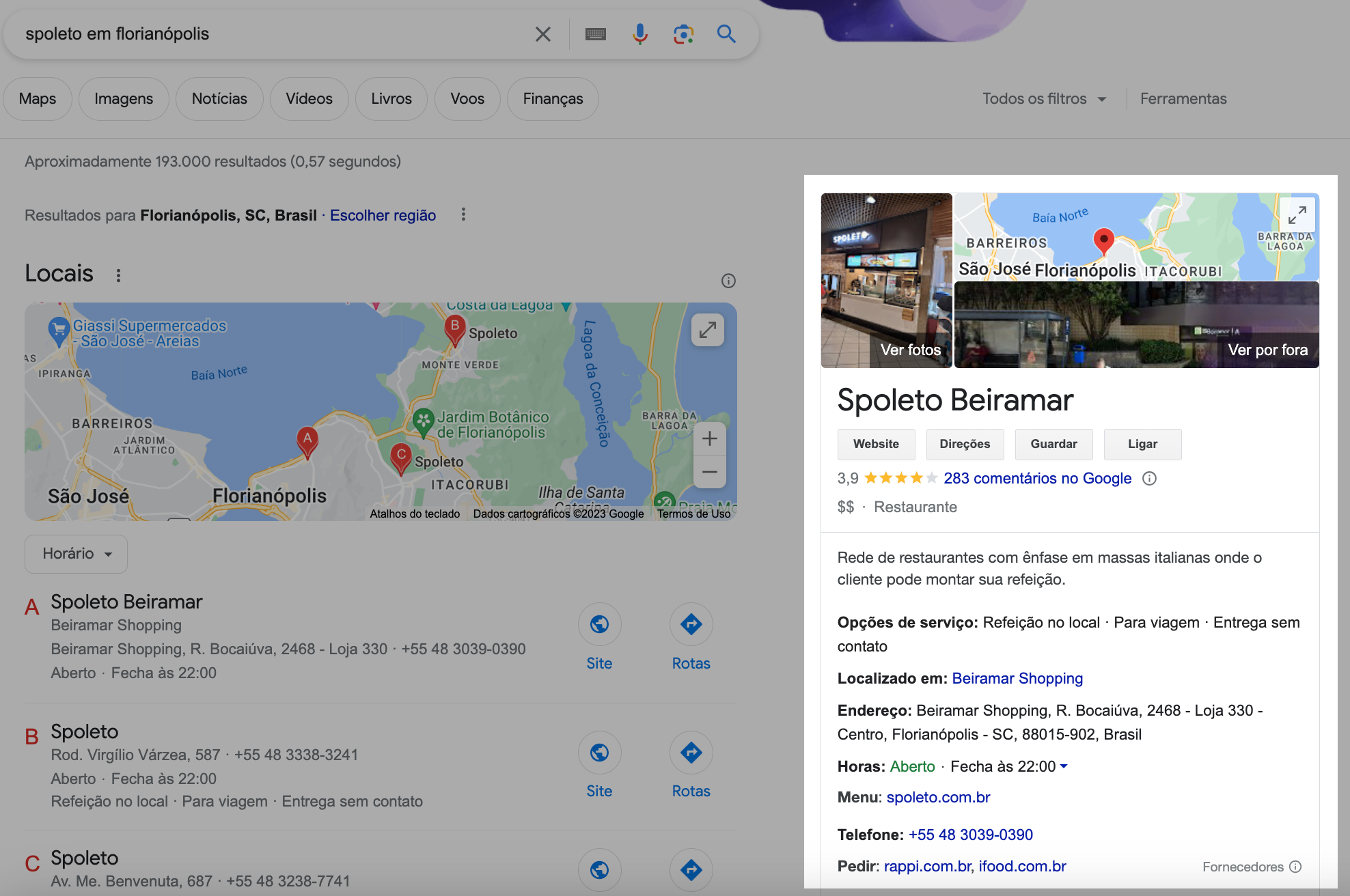 google perfil da empresa